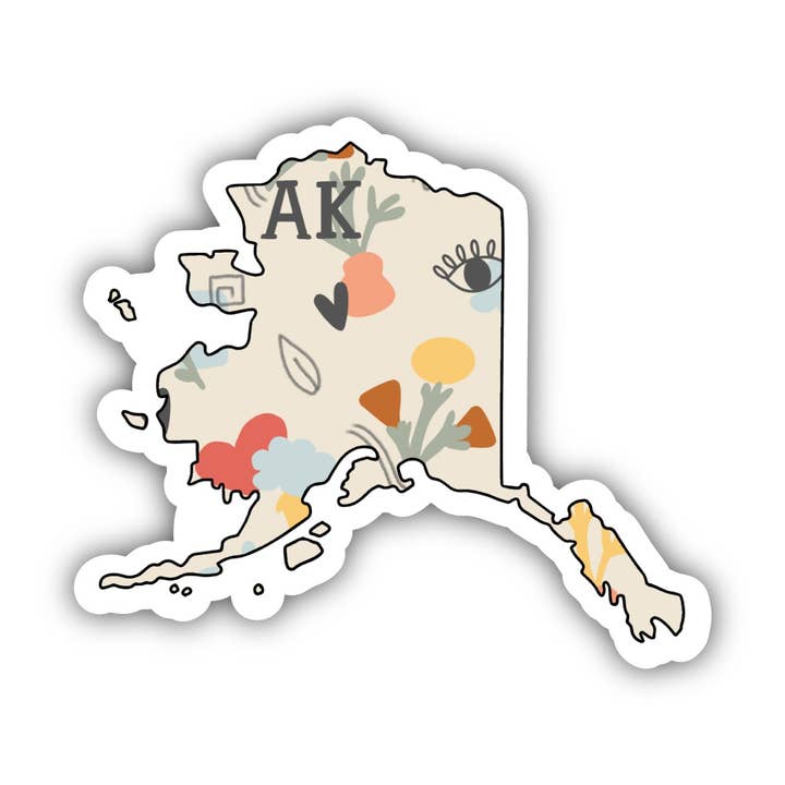 Big Moods - Wholesale Sticker - Alaska Abstract Pattern Sticker