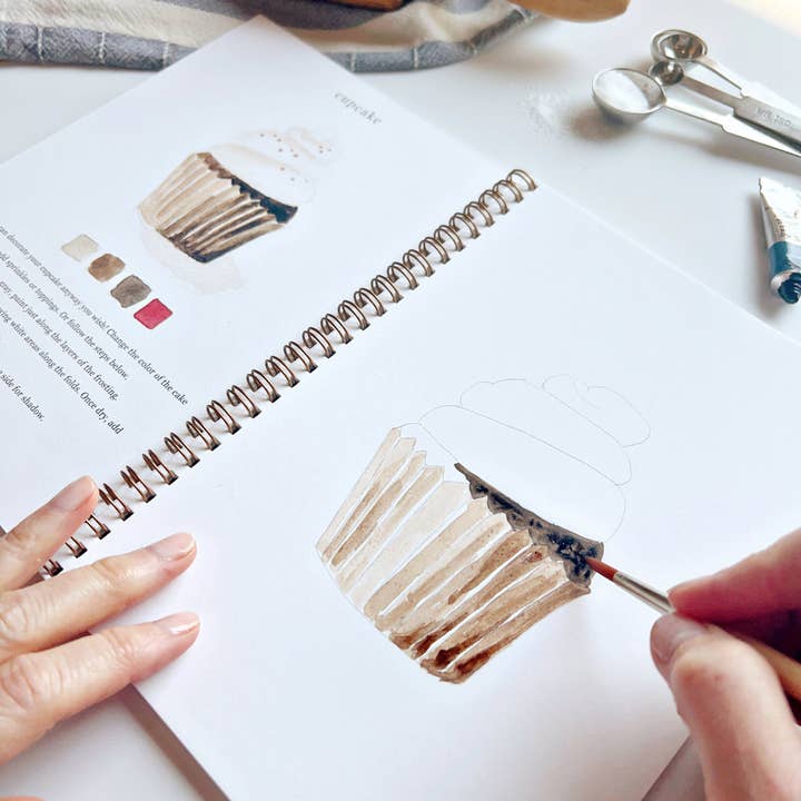 emily lex studio - Wholesale Sketchbook/Sketchpad - baking watercolor workbook
