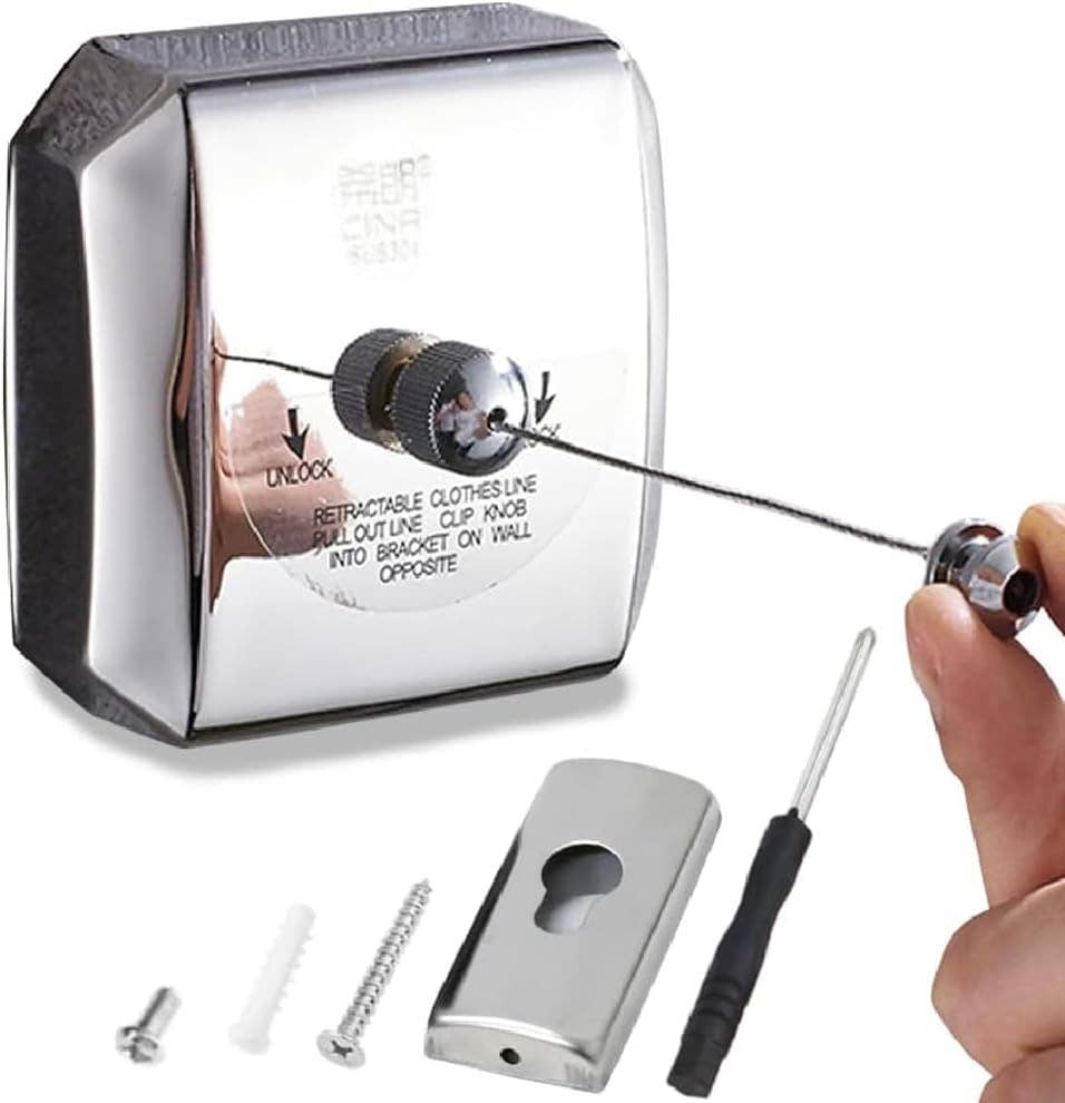 VIGOR - Wholesale Clothes Hangers - Retractable Clothesline Indoor Heavy Duty 304 Stainless1