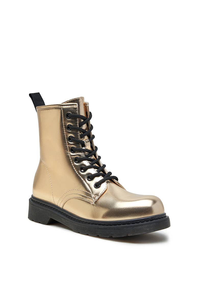 LADY GLORY - Vente Bottines – femme - Bottine vernie Chunkye à lacet3