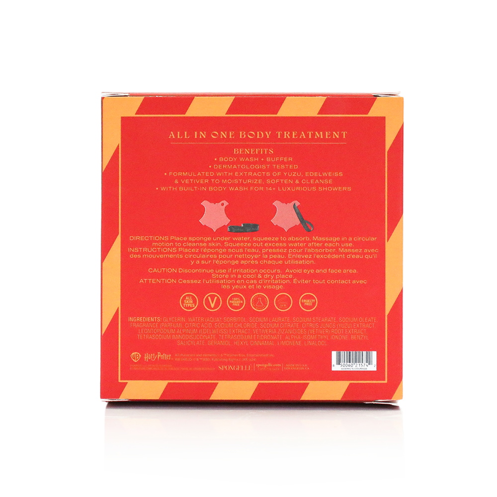 Spongellé | Valentines Day Gifts | Easter Gifts - Wholesale Bath Pouf/Sponge - Gryffindor™ Godric's Courage Buffer Harry Potter™ Collection5