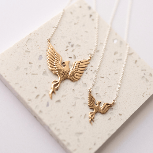 Jewelry Evolution - Wholesale Pendant/Charm Necklace - Phoenix "Rise Strong" Necklace2