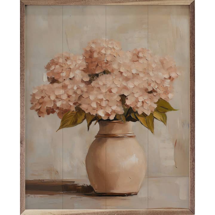 Classic Pink Hydrangeas By Franklyn Gregory for wholesale by Kendrick Home