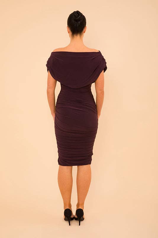 Atom Label – wholesale Klänning - Dam – ATOM LABEL Oxygen-klänning i björnbärsröd4