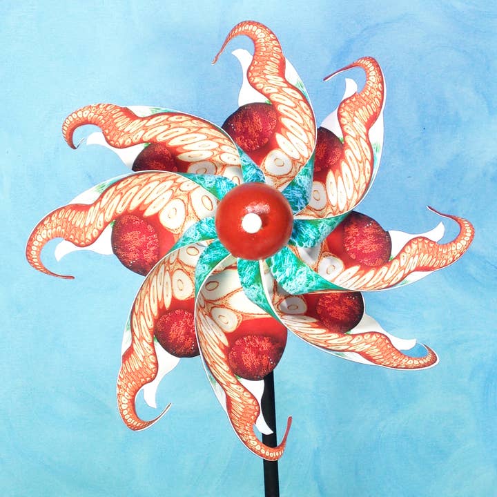 Paper Arboretum – Engroshandel Vindspinder – Octopus Pinwheel Wind Spinner Whirligig Vindmølle Fan