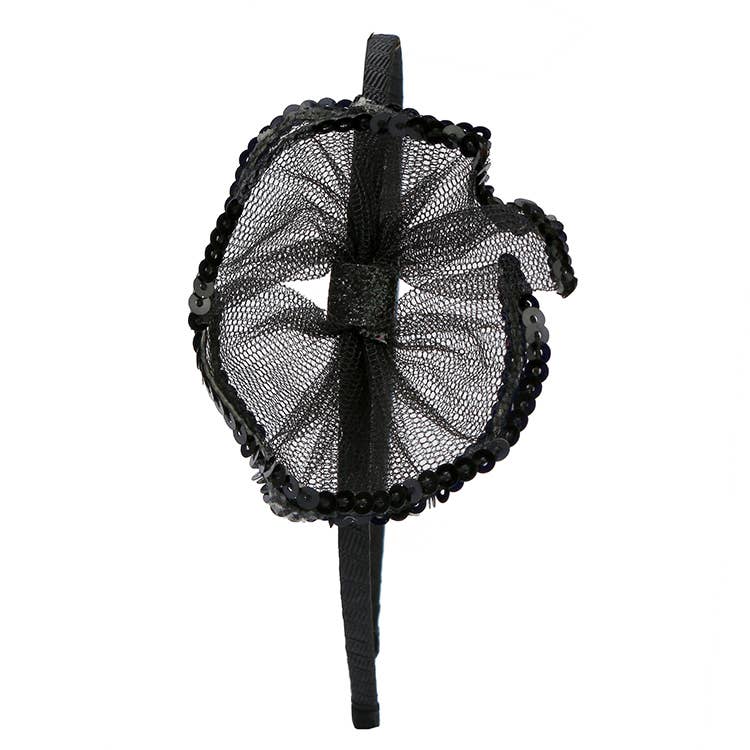 Sparkle Sisters by Couture Clips – Großhandel Fashion-Stirnband – Kinder – Stirnband mit Pailletten-Tüllschleife0