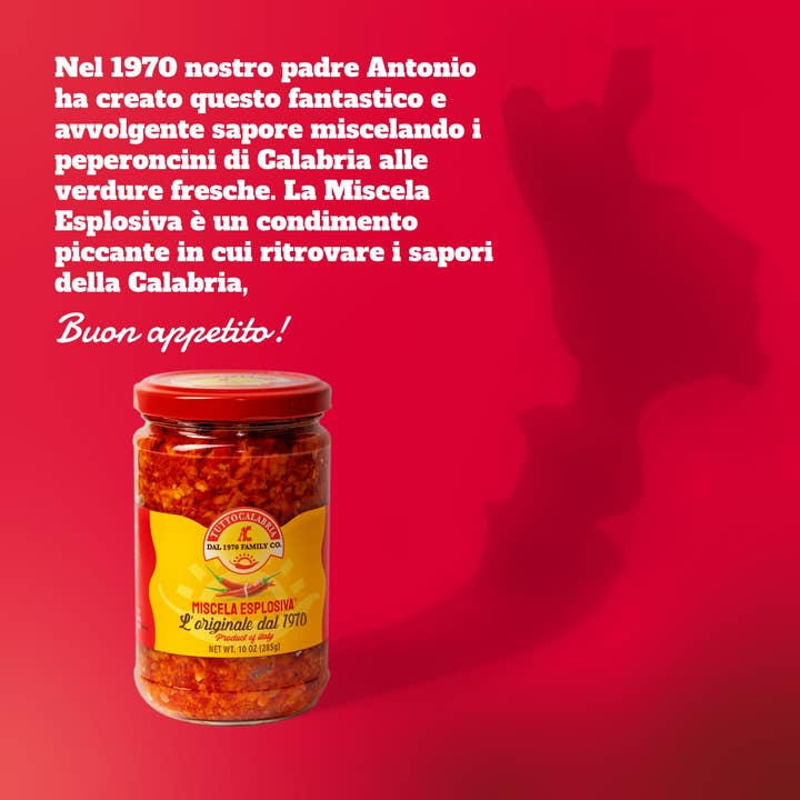 TuttoCalabria - Vendita all'ingrosso Sottaceti - Miscela Esplosiva: giardiniera a pezzi piccante bruschette2