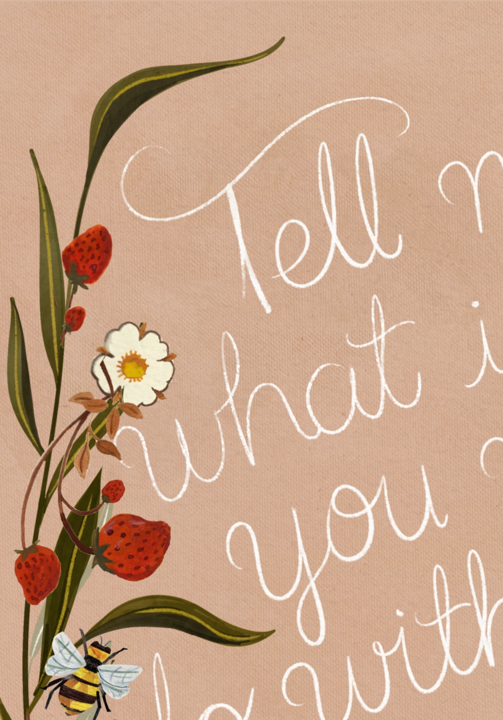 glad you're here co - Wholesale Art Print - Mary Oliver Quote Print — “One Wild & Precious Life” Nature Art Print, Hand‐Painted Gouache, Inspirational Poetry Wall Decor, Three Sizes5