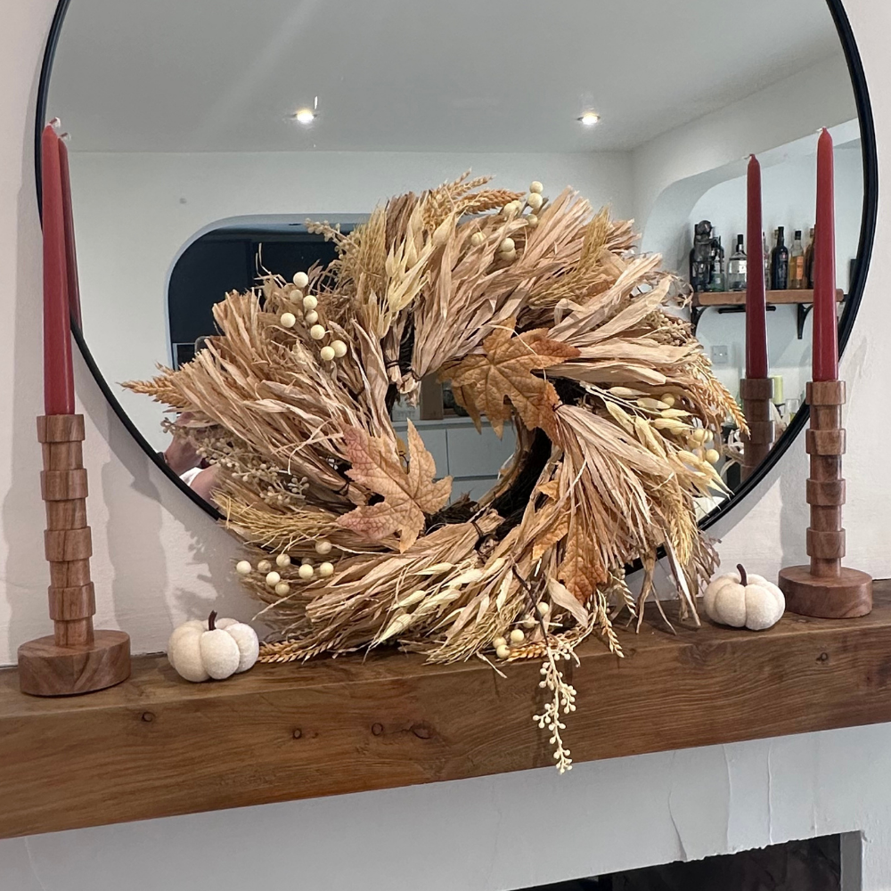 Qube Luxe by Debbie Marks – wholesale Wreath – Autumn Wreath1