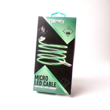 Mid America - Wholesale Charging cable - 6' LED Micro USB Cable