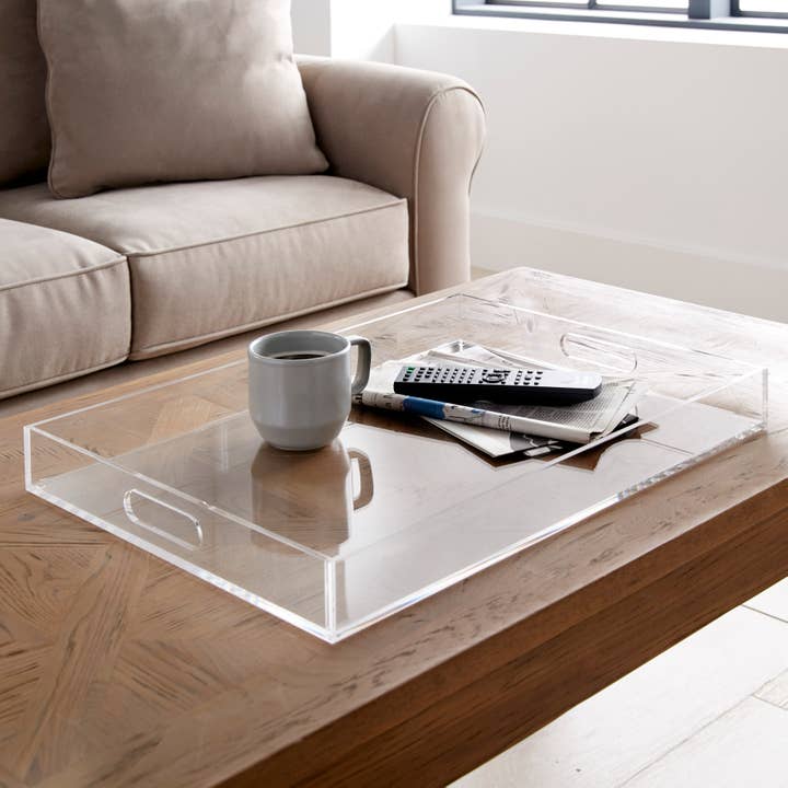 Huang Acrylic - Wholesale Serving Tray - 23" X 16" Acrylic Serving Tray