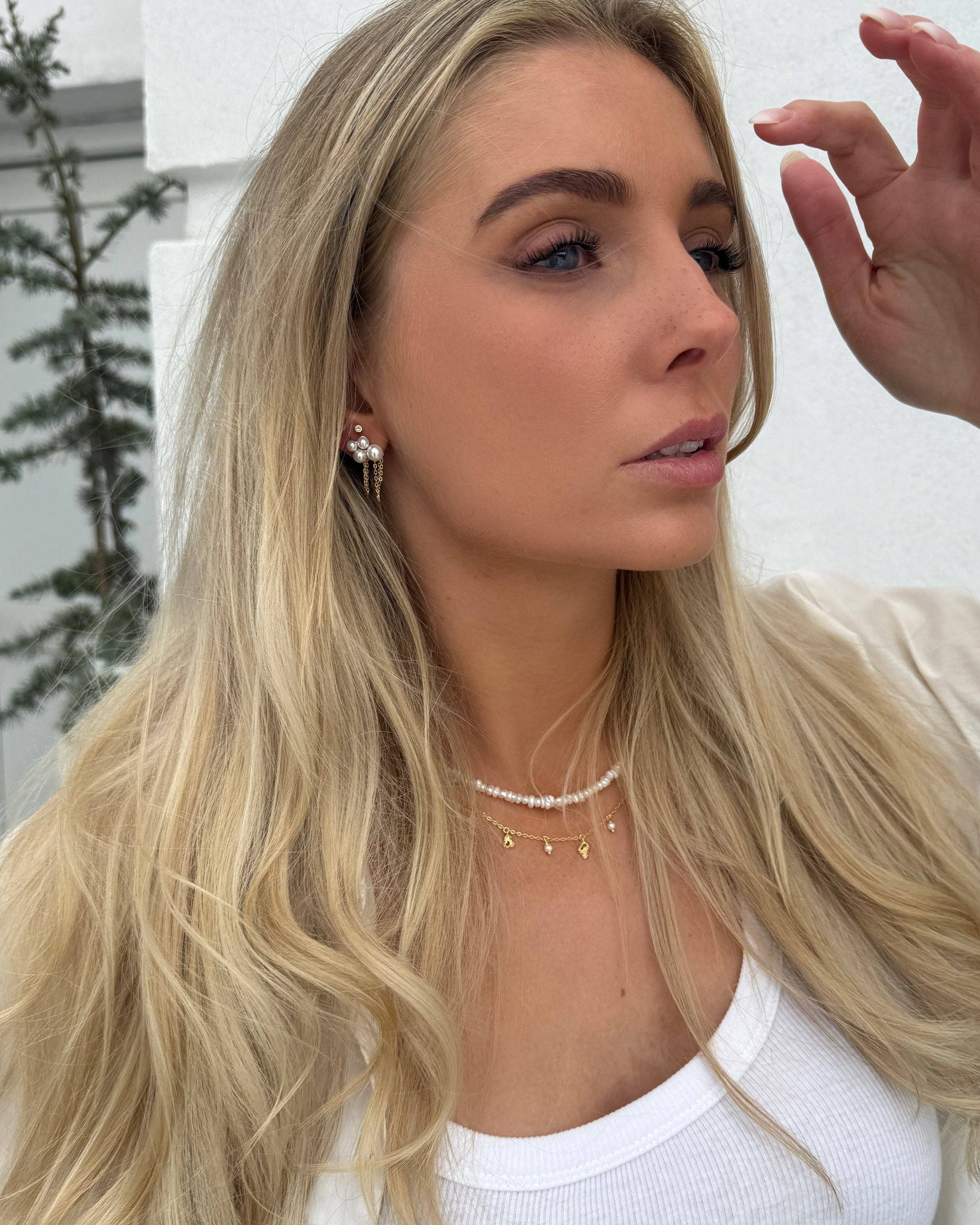 Nava Copenhagen - Vendita all'ingrosso Orecchini pendenti - Orecchini Pelagia - Dorato2