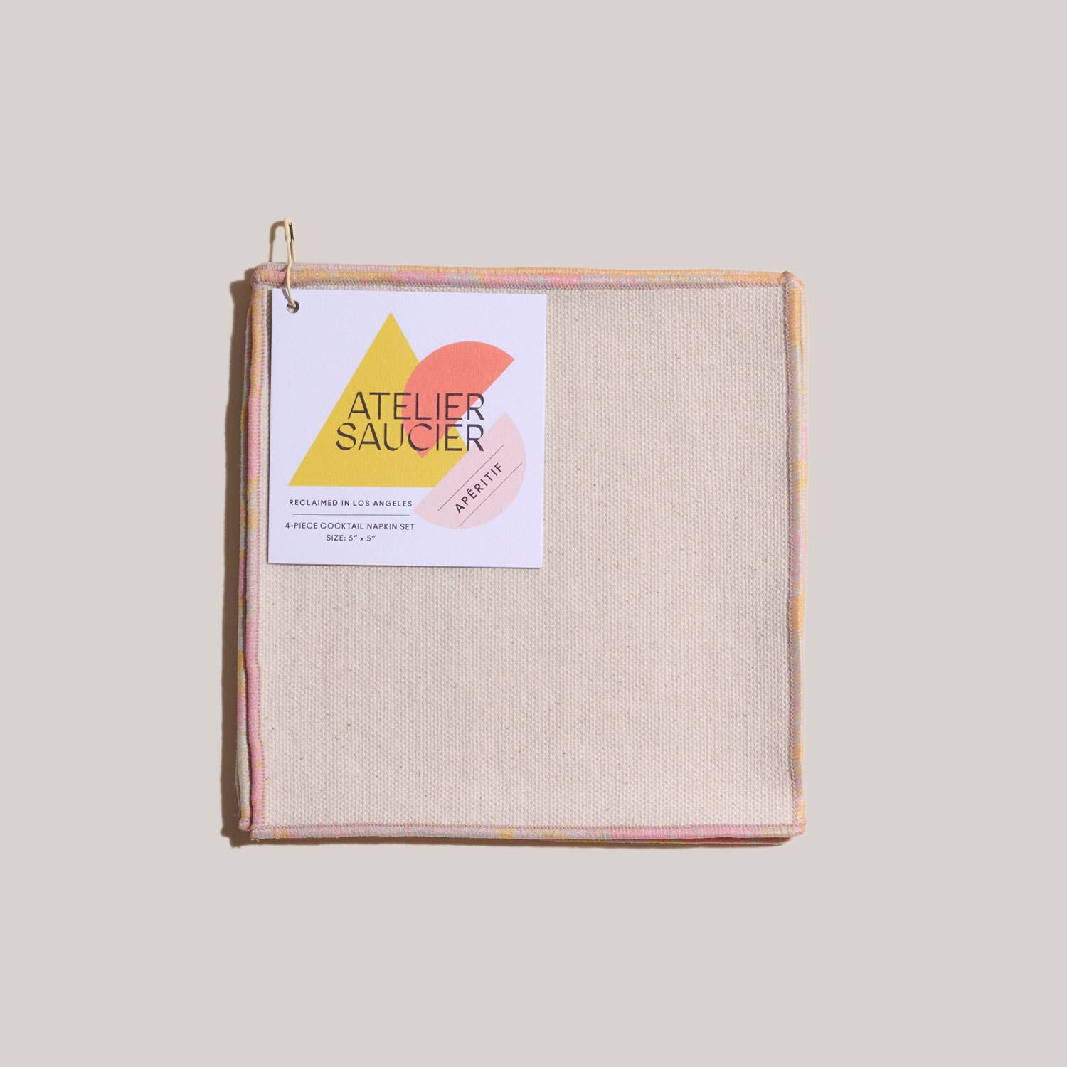 ATELIER SAUCIER - Wholesale Dinner & Cloth Napkin - The Hummingbird Cocktail Napkins | Set of 42