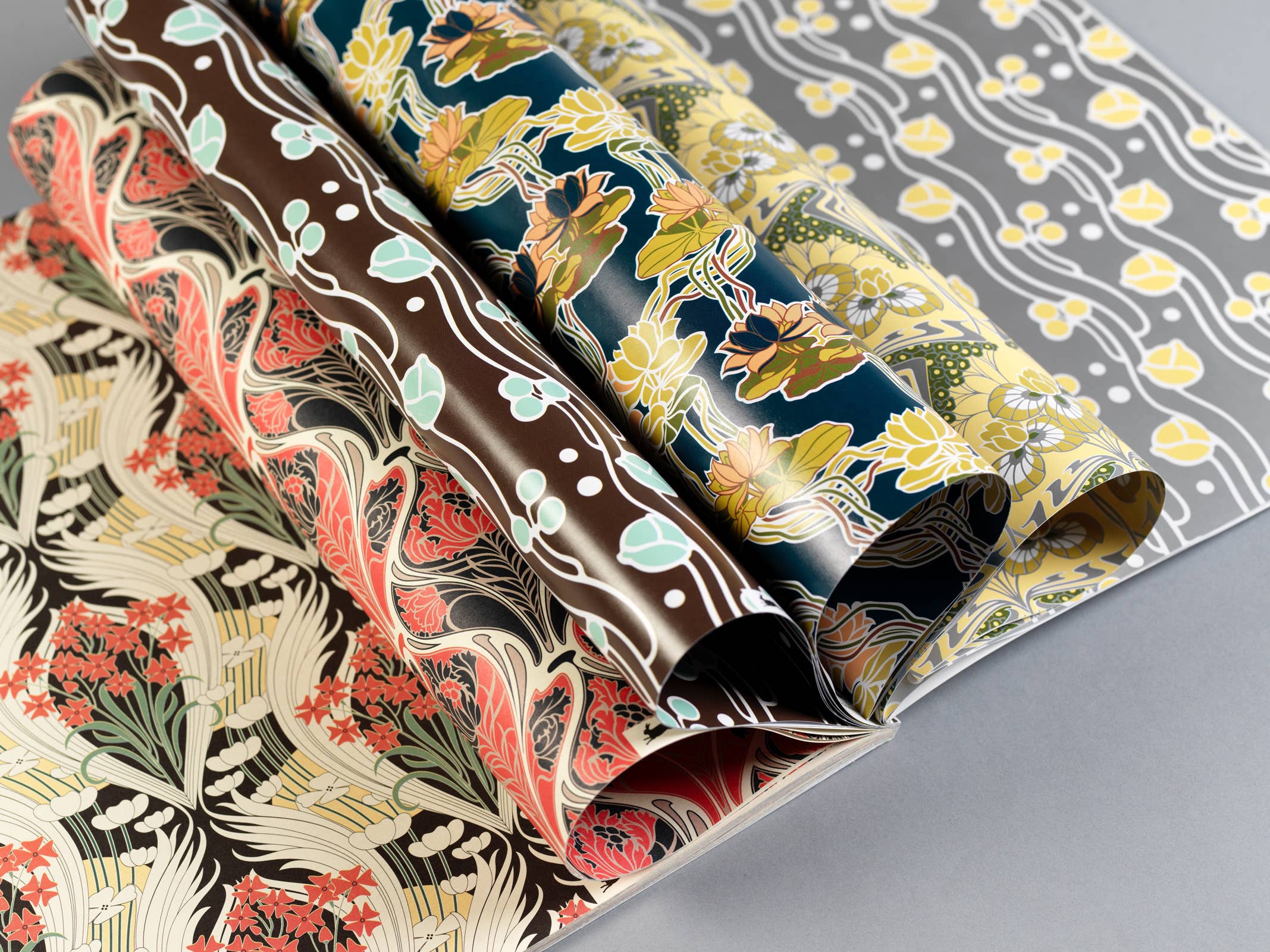 Pepin Press - Wholesale Flat Wrap - Art Nouveau Gift & Creative Paper Book Vol 872