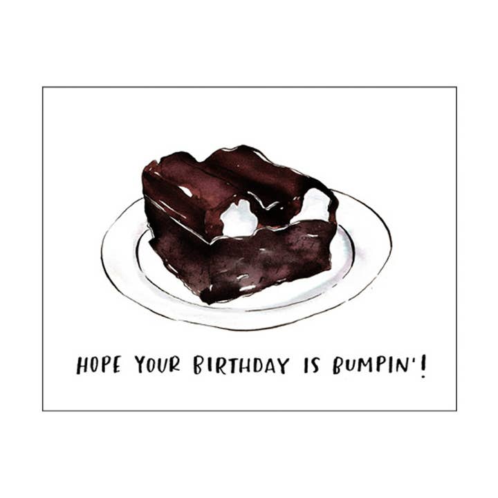 Bumpin' Birthday Sander's Bumpy Cake Card för wholesale av City Bird