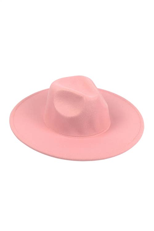 MYS Wholesale Inc - Wholesale Fedora - Women's - Trendy Felt Fedora Fashion Brim Hat9