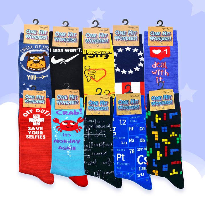 One Hit Wonders Bestsellers Set Prepack for wholesale by Boogie Toes