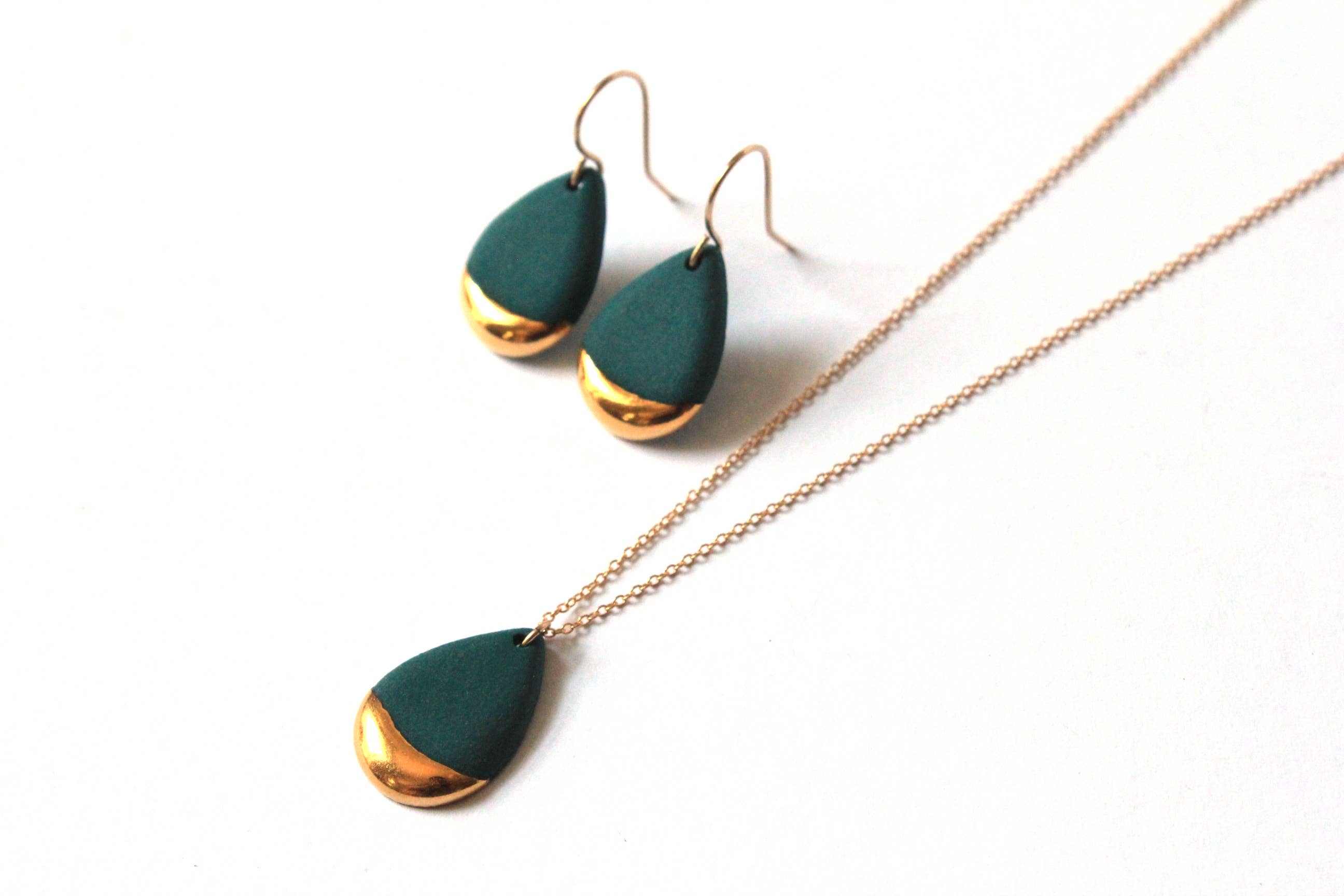 Mier Luo - Vente Colliers à pendentif - Collier en forme de larme en or3