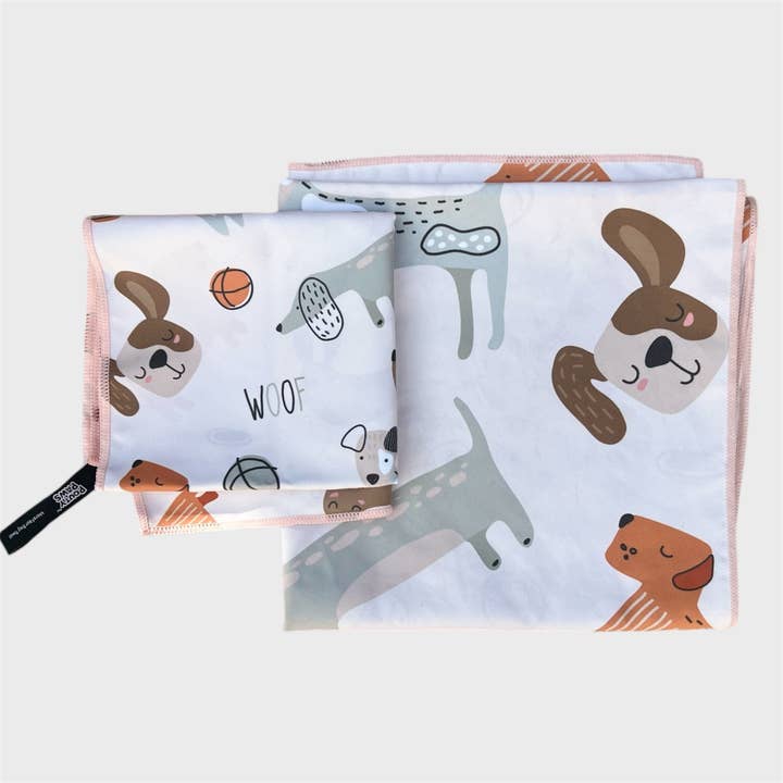Dog Bath Towel + Paw Towel for wholesale by Pouty Paws