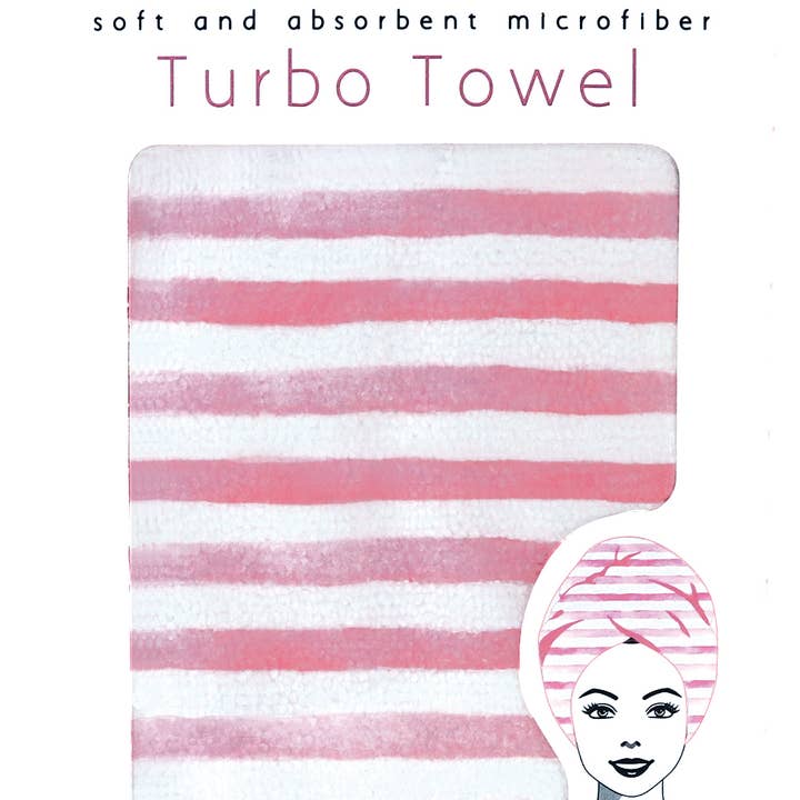 DM Merchandising - Wholesale Hair Towel/Wrap - Lemon Lavender Turbo Towel Open Stock