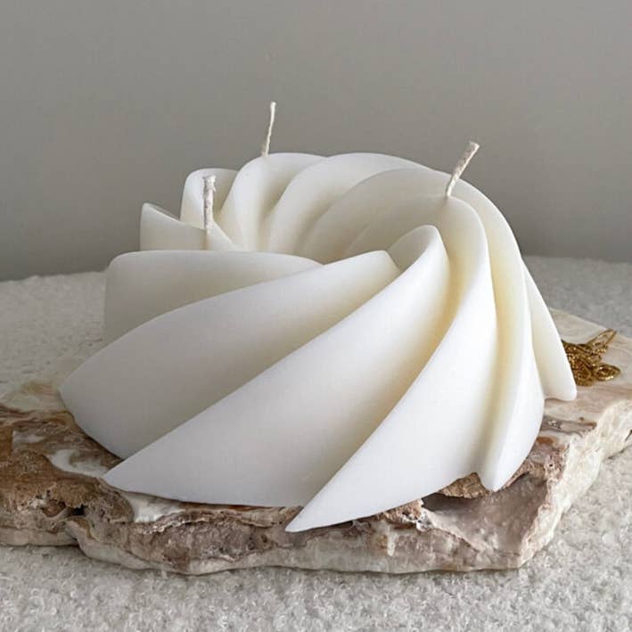 Bougie Twirl pour la vente par La Mèche