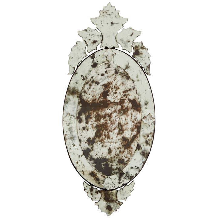 Riza Wall Mirror with Decorative Crown for wholesale by Fifty Five South