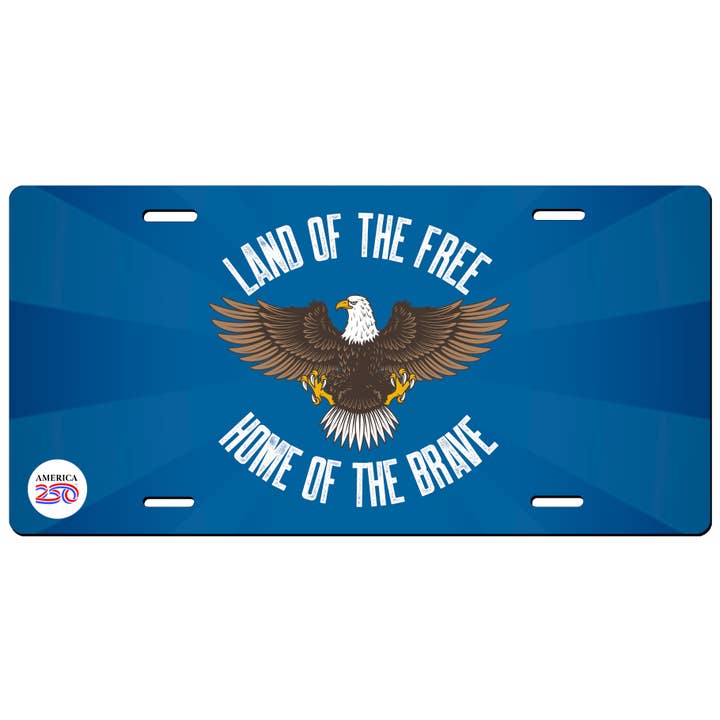 Plaque d'immatriculation "Terre de la Liberté" pour la vente par Nelson Gifts Wholesale