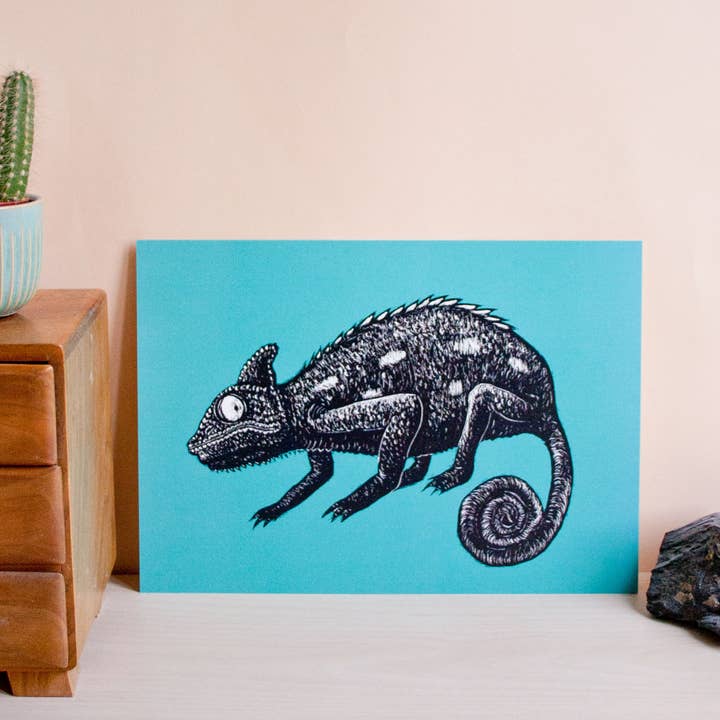 Katja Rub - Wholesale Poster - Poster Chameleon, A4
