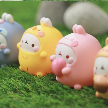 K-Wonderland – Engroshandel Legetøjsfigurer - Børn – Molang & Animal Friends tilfældige figurer - samleserie3