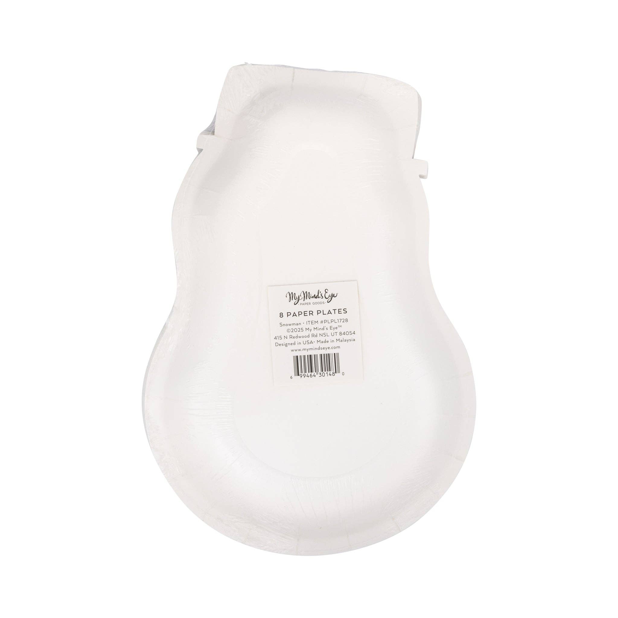 My Mind’s Eye - Venta al por mayor Platos desechables - PLPL1728 - Plato de Papel Muñeco de Nieve3