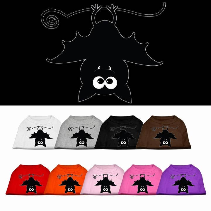 Halloween Pet Dog & Cat Shirt Screen Printed, "Batsy the Bat" for wholesale by As You Wish Apparel
