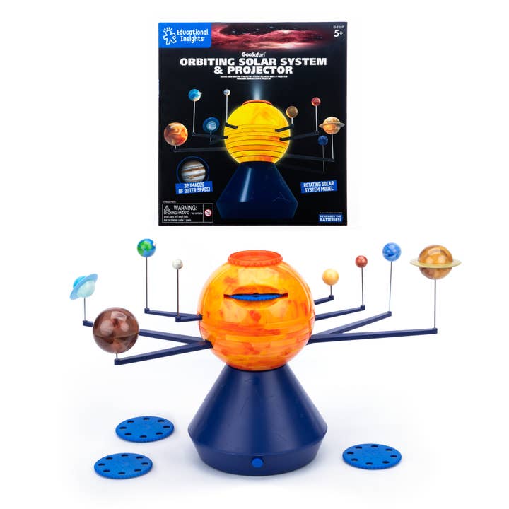 GeoSafari® Orbiting Solar System & Projector for wholesale by Learning Resources