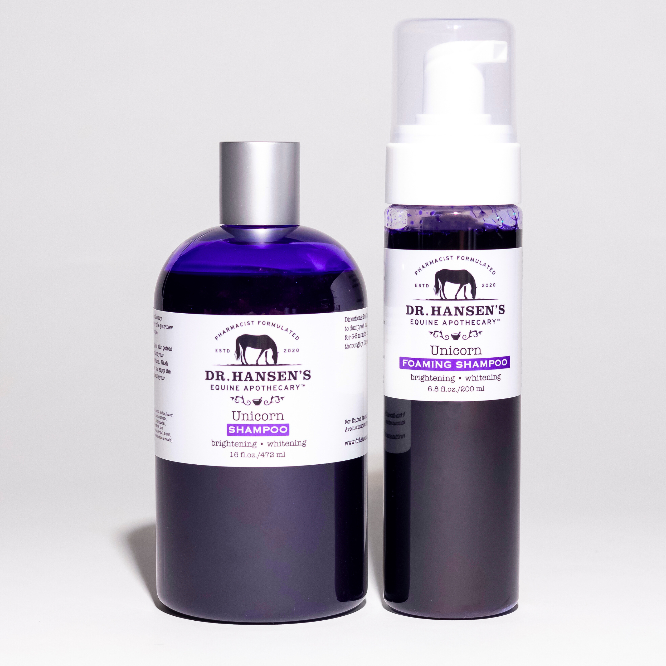 Dr. Hansen's Equine Apothecary - Wholesale Horse Conditioner/Grooming Aid - Unicorn Foaming Shampoo9