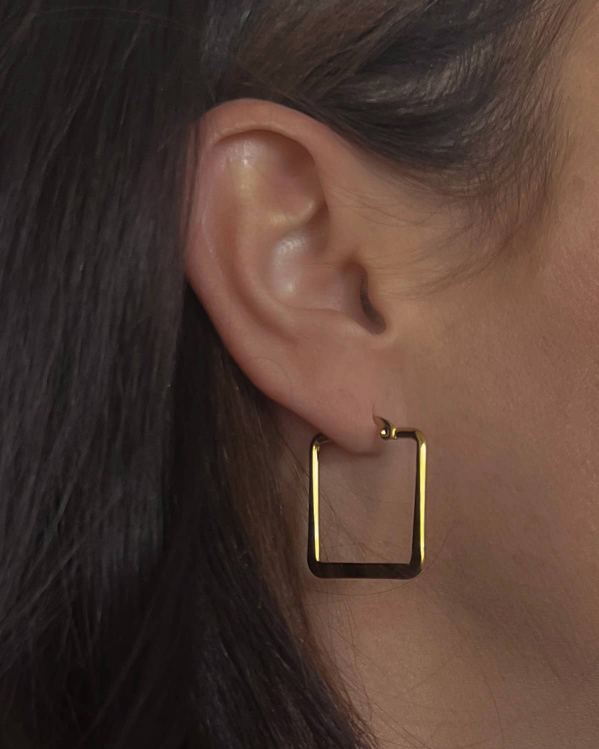 BELJOY - Wholesale Hoop Earrings - Eudora Square Hoop Earrings1