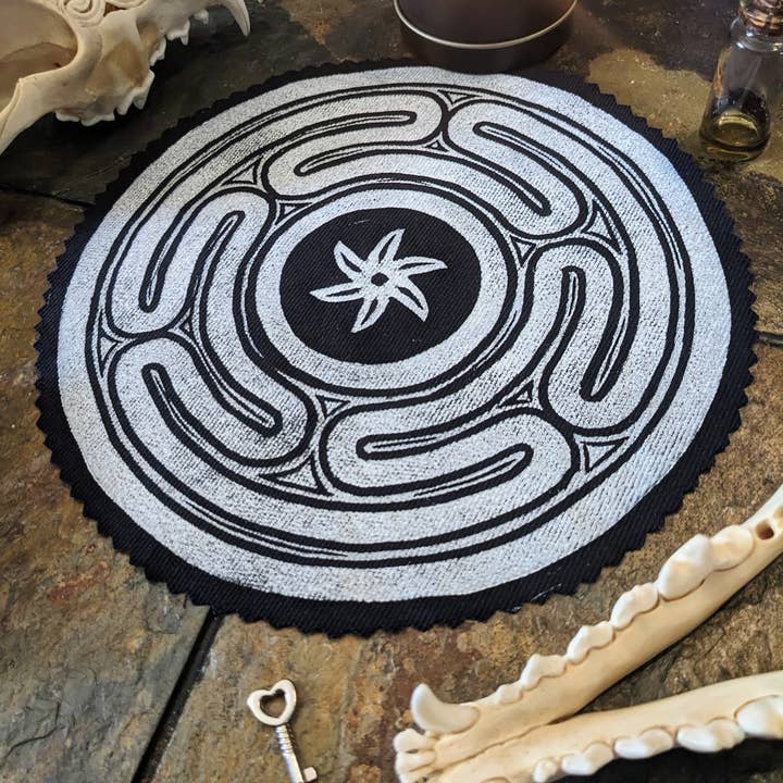 Fendywitch Designs - Wholesale Patch - Hecate's Wheel Strophalos Back Patch or Altar Decor for Witc2
