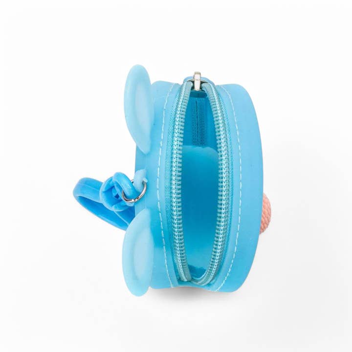 LA Jewelry Plaza – Porta-chaves - Mulher por atacado – Porta-moedas de Silicone com Corrente para Chaves3