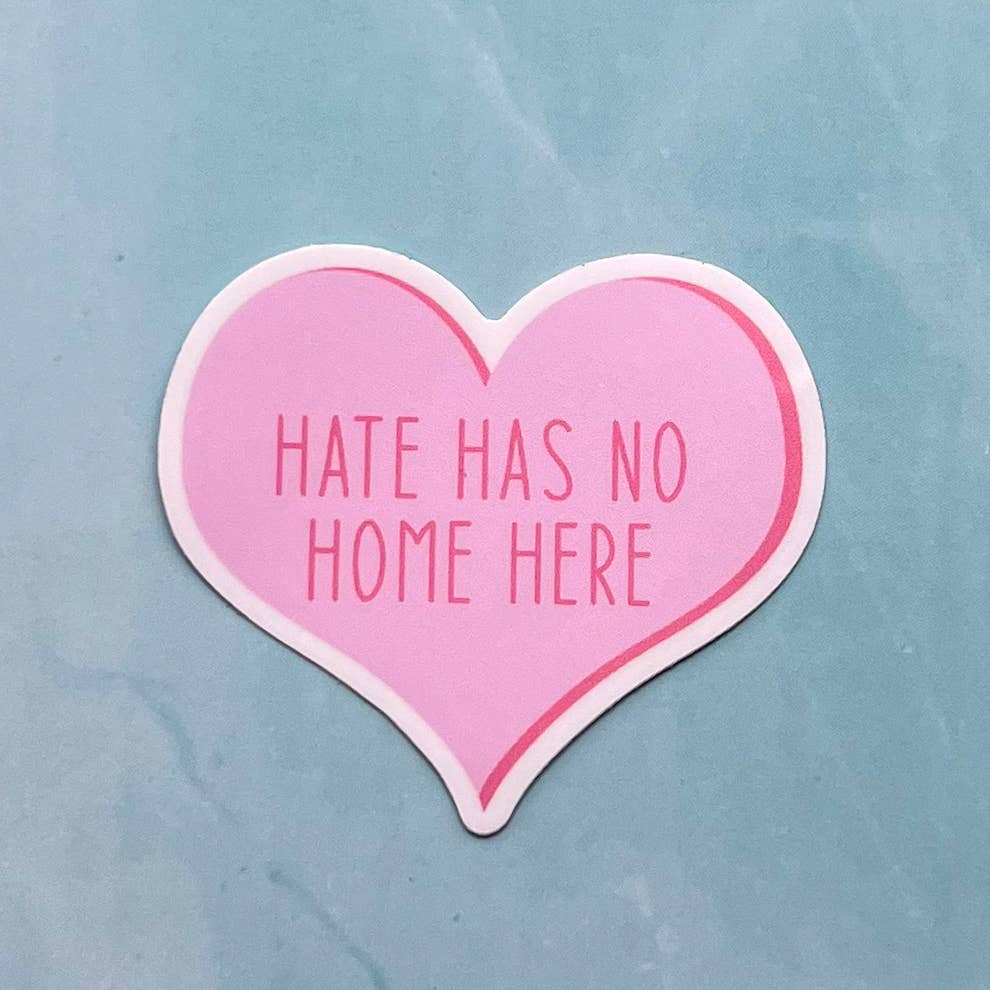 Uplifter Sticker – Engroshandel Klistermærke – Hate has no home here klistermærke4