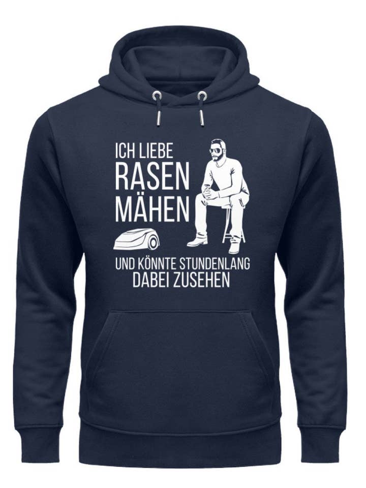 GARTENFAN - Wholesale Hoodie - Unisex - Mowing the lawn - premium organic hoodie2