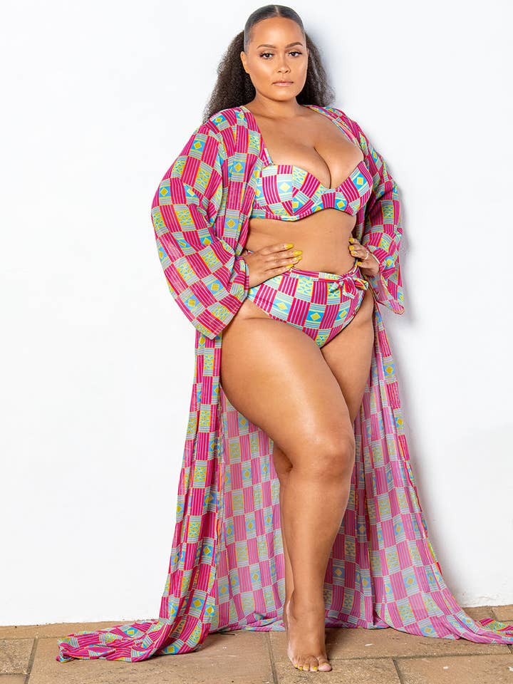 ASANTEWA - BADEMODE MIT CAPE COAST-PRINT (NUR VERTUSCHUNG) für den Großhandel von Ashanti Swimwear