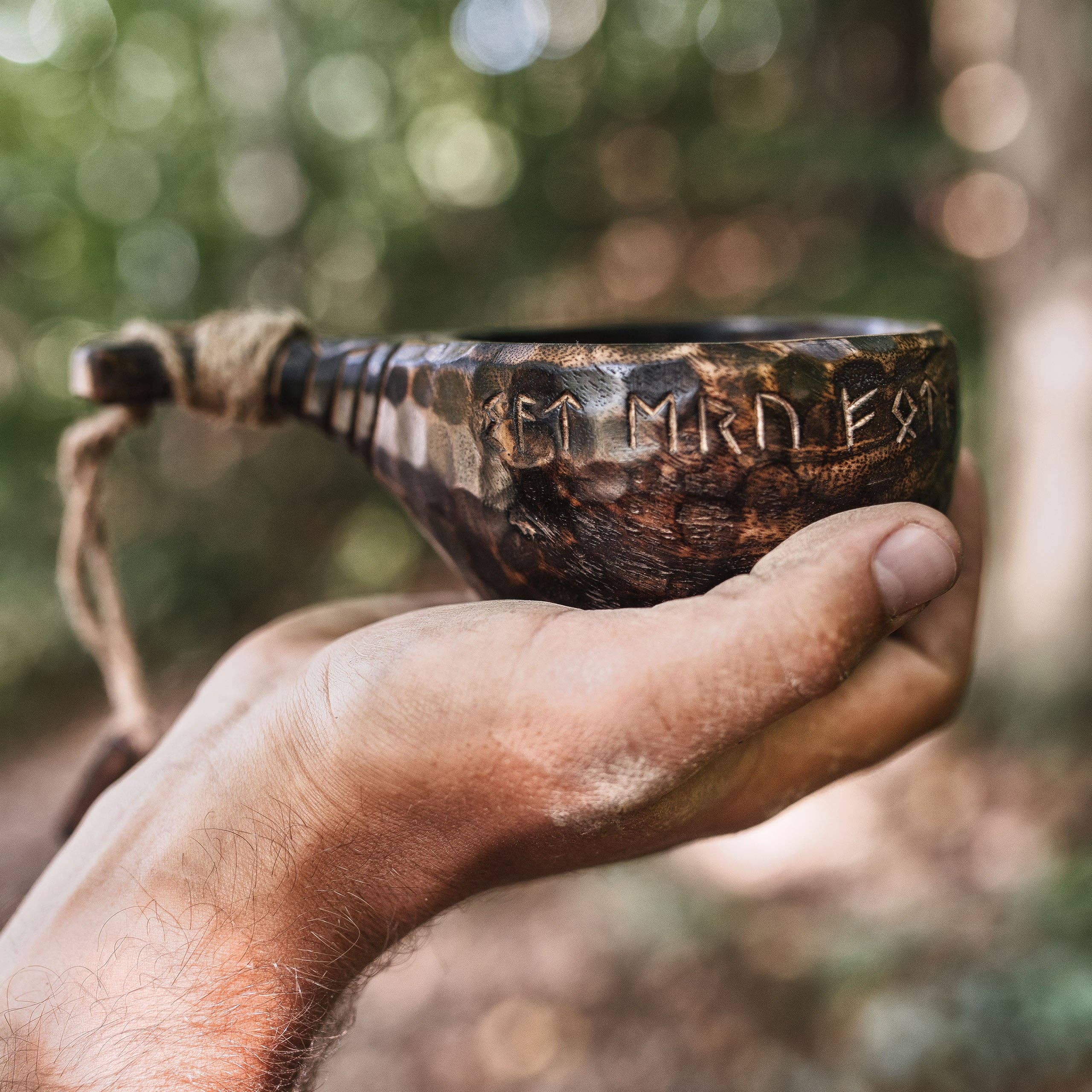 Norse Tradesman – wholesale Dricksglas och koppar – Träkuksa - handgjord historisk kåsa från Norse Tradesman5