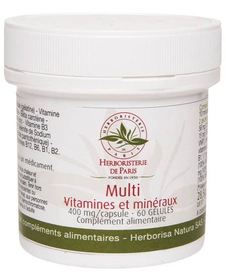 L'HERBORISTERIE DE PARIS - Wholesale Oral Supplement/Vitamin - Multi Vitamins and Minerals 60 Capsules0
