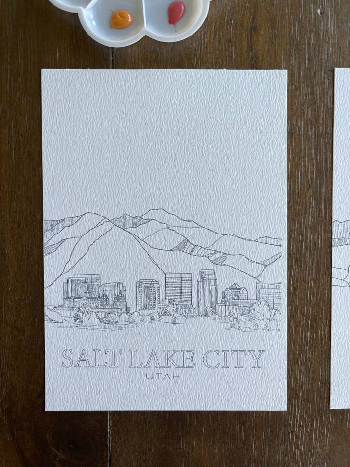 Salt Lake City - Pittura fai da te per la vendita all'ingrosso da parte di Waypoint Wanders