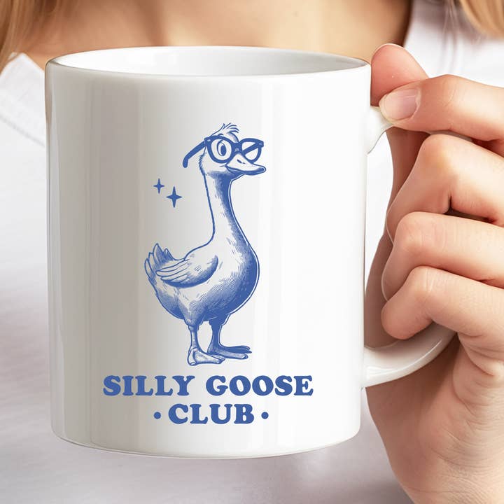 Silly Goose Club Funny Mug for wholesale by Hello Gorgeous Mugs