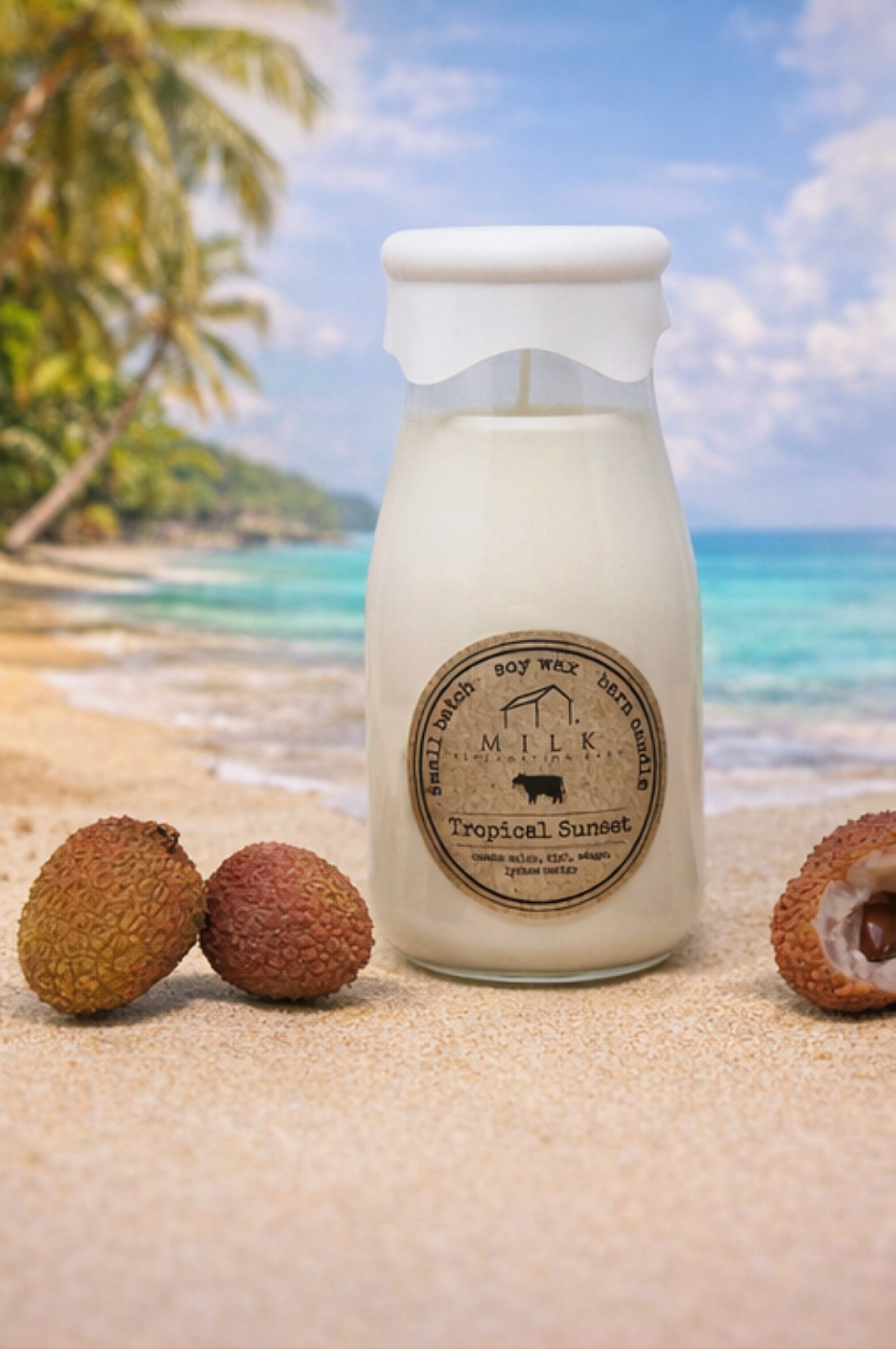 Milk Reclamation Barn - Wholesale Jar/Filled Candle - Milk Bottle Candle 13 oz78