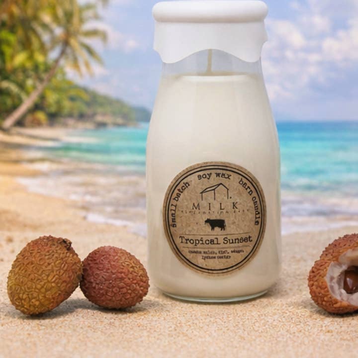 Milk Reclamation Barn - Wholesale Jar/Filled Candle - Milk Bottle Candle 13 oz78