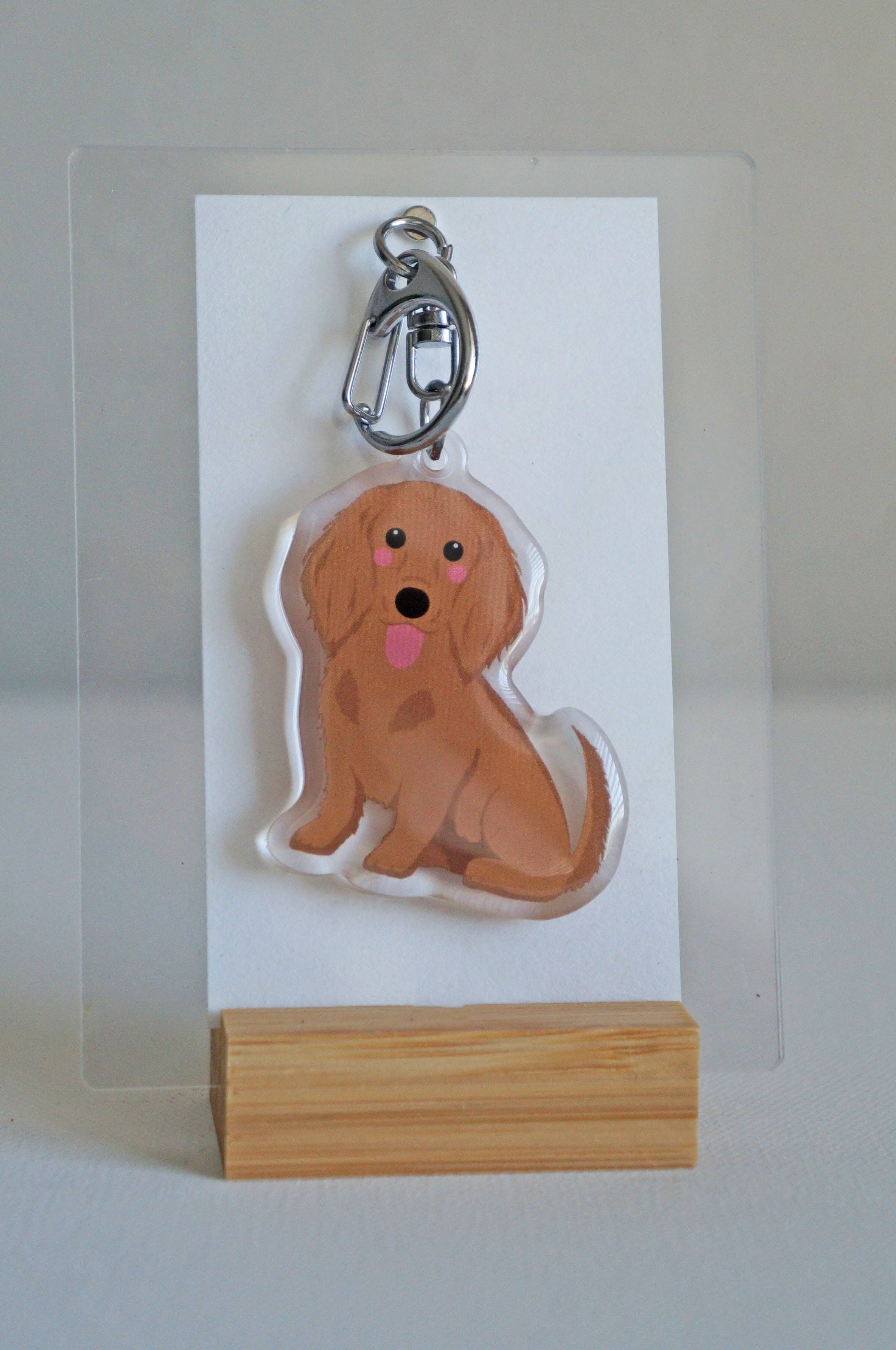 kiwi & WILLOW - Wholesale Keychain - Unisex - Dachshund Epoxy Keychain3