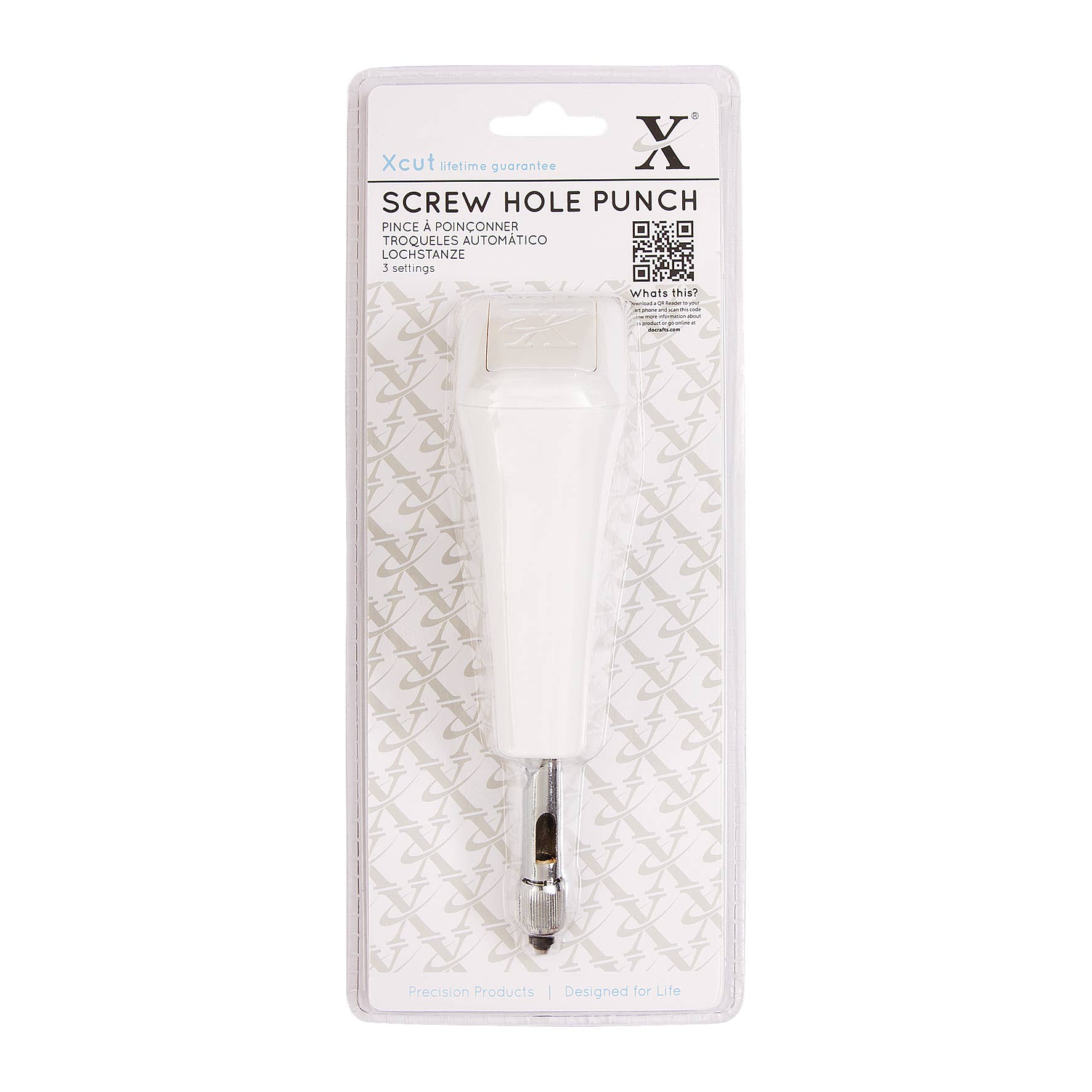 West Design Products - Wholesale Craft Tool - Xcut Screw Hand Hole Punch 3 Tip Sizes 2, 3, 4mm0