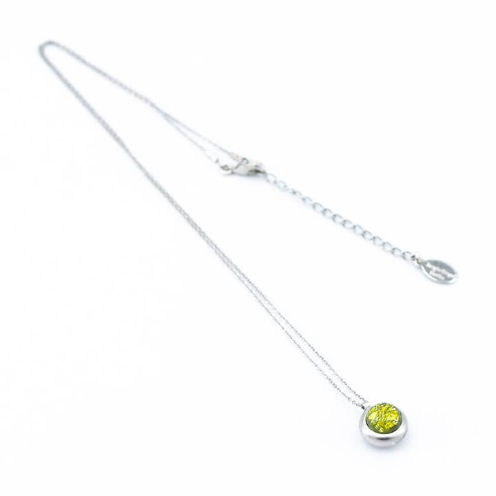 Bohemia halsband 14 - minimalistiskt med glas cabouchon hänge för wholesale av Sergio Engel jewellery