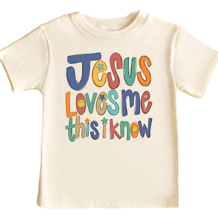 Jesus Loves Me This I Know Boys Tee Shirt for wholesale by AvaryMaeInspirations