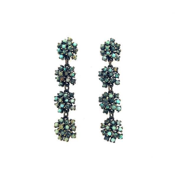 Rebel Designs Accessories – Großhandel Ohrhänger – Cluster-Blumen-Ohrringe2